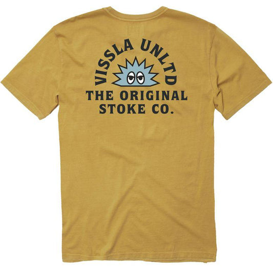 Vissla Wake Up Call Pocket Tee - Ochre