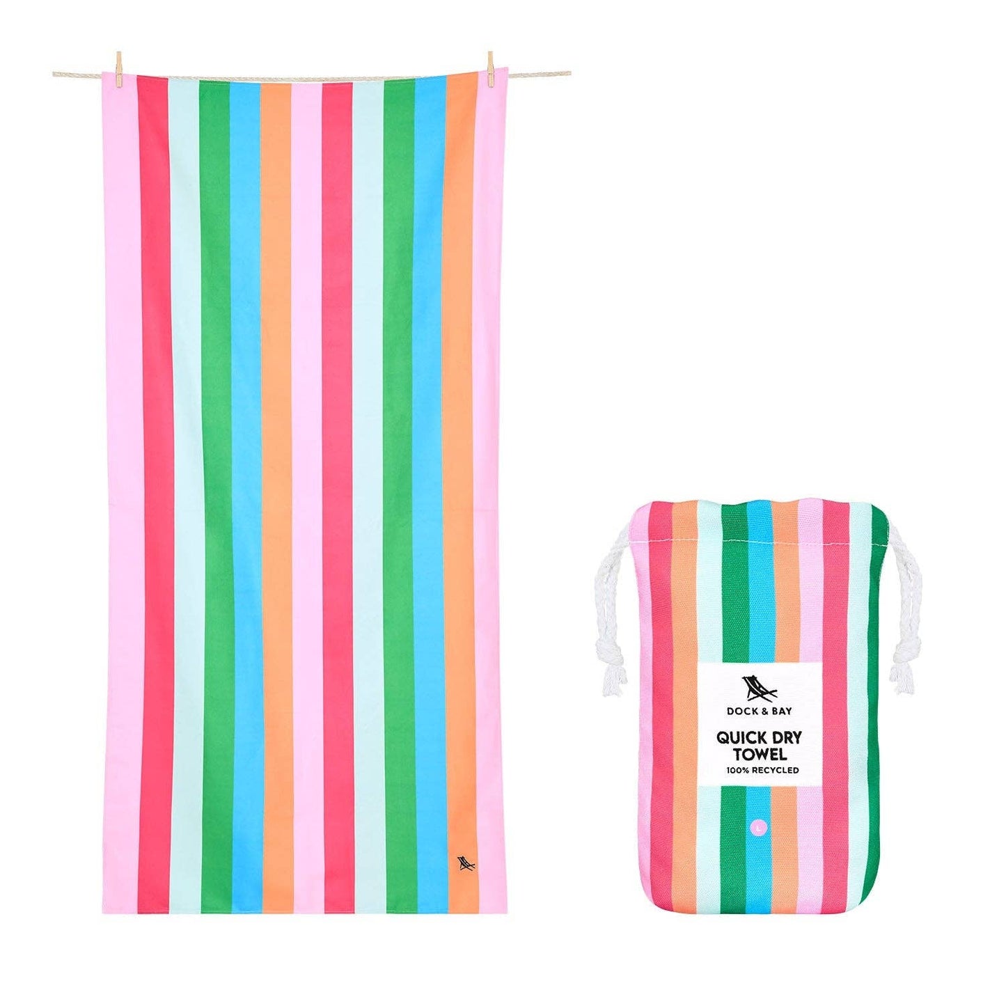 Durable XL Tuttifrutti Beach Towel for Quick Drying