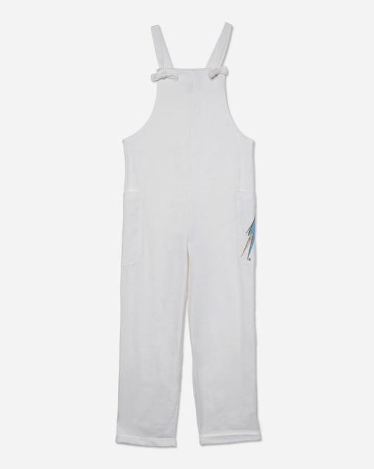 Lightning Bolt Strike Jumpsuit / egret