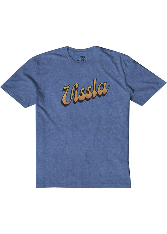 Vissla Sunset Shadows Kids Tee-royal heather