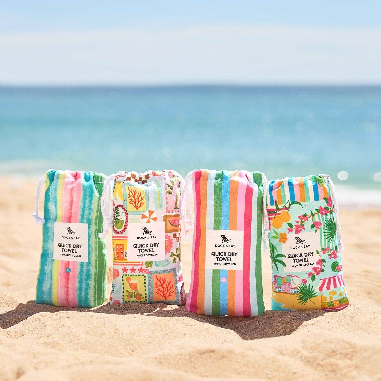 Durable XL Tuttifrutti Beach Towel for Quick Drying