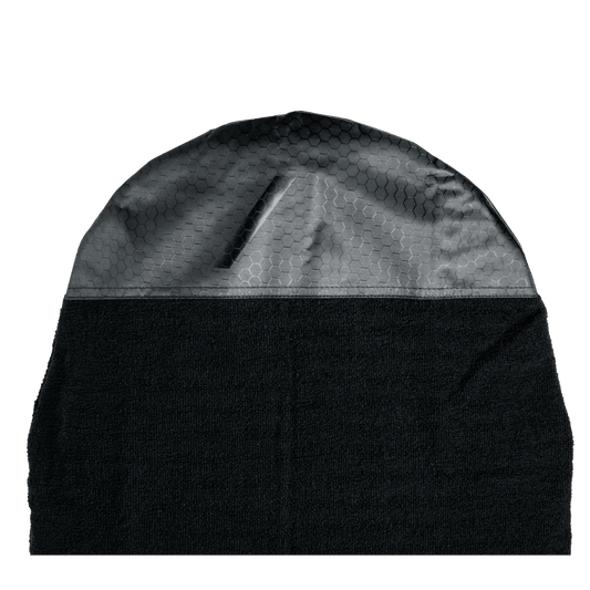 Deflow Boardcover 9ft 8 Round with durable black fabric and textured top.