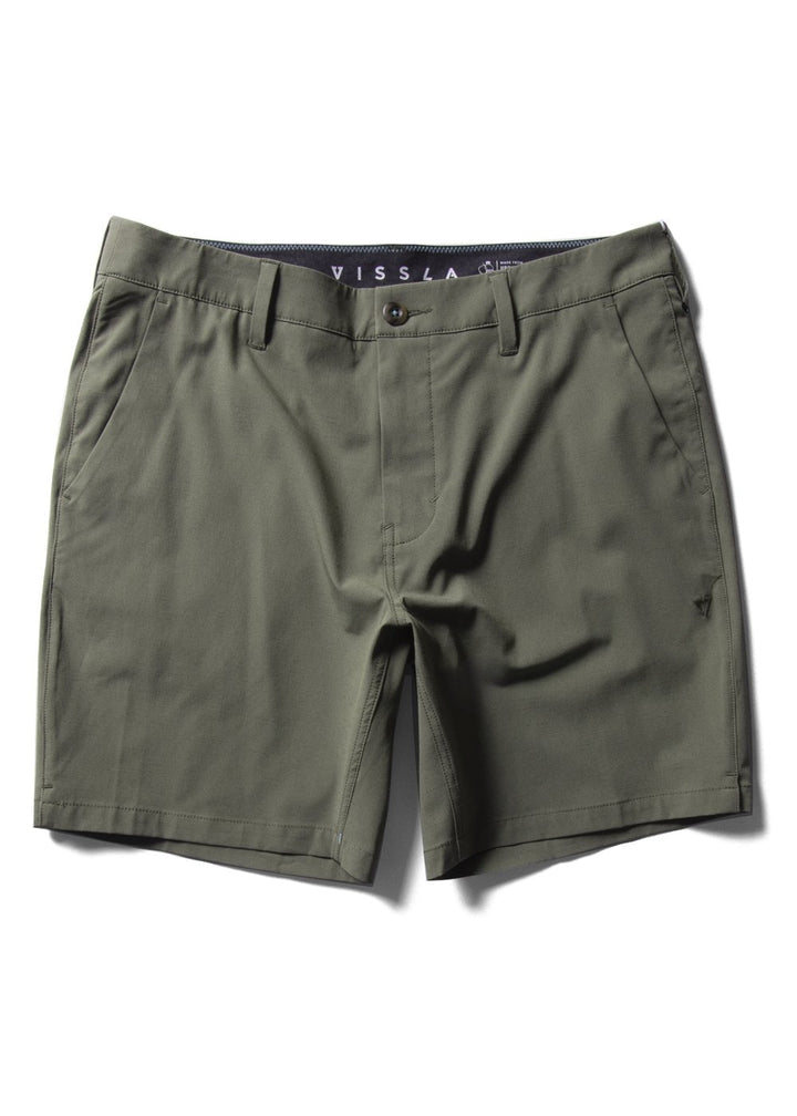 Vissla Cutlap Eco 17.5" Hybrid Walkshort in Khaki