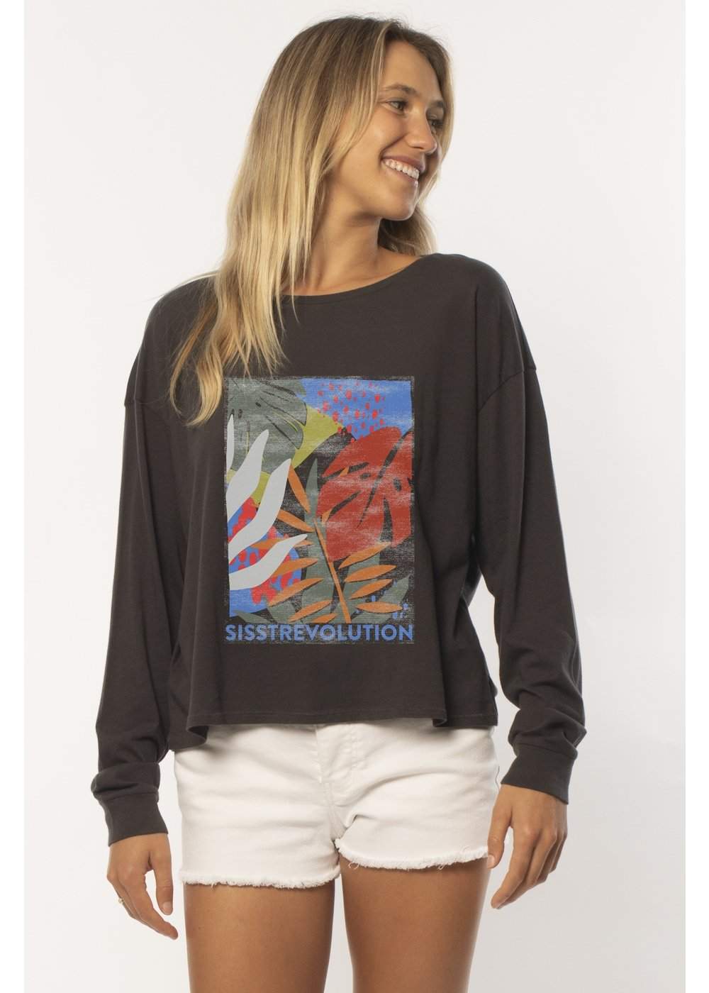 Sisstrevolution Jungle Ls Knit Tee