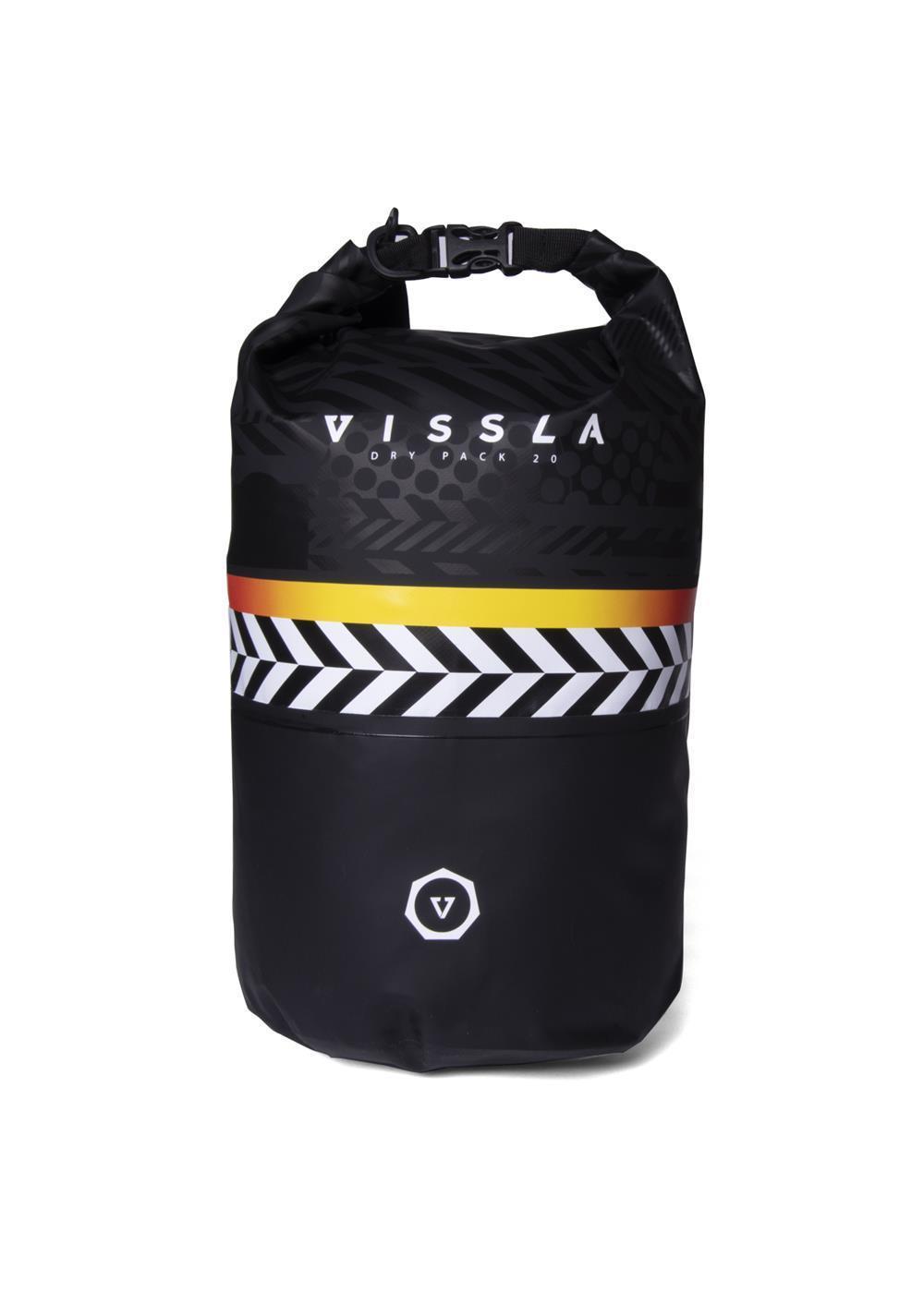 Vissla 7 Seas 20L Dry Pack-Black