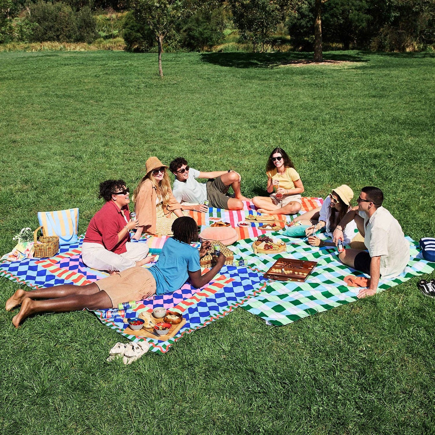 Large Picnic Blanket Waterproof - Dock & Bay