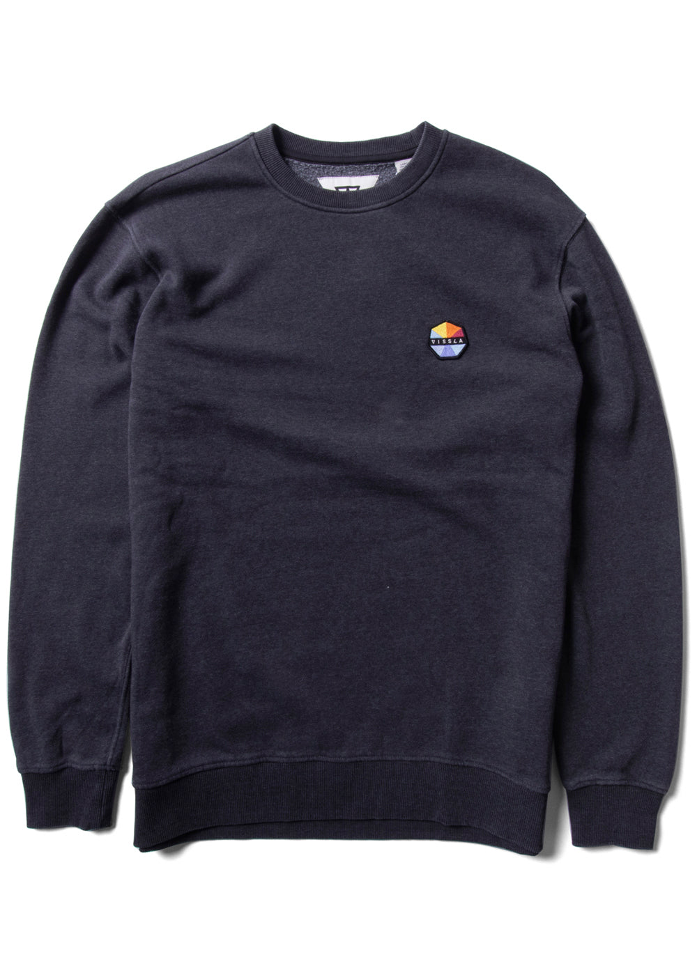 Vissla Solid Sets Eco Crew - Black Heather