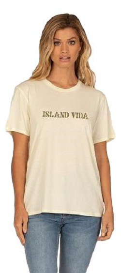 Amuse society island vida tee / citron