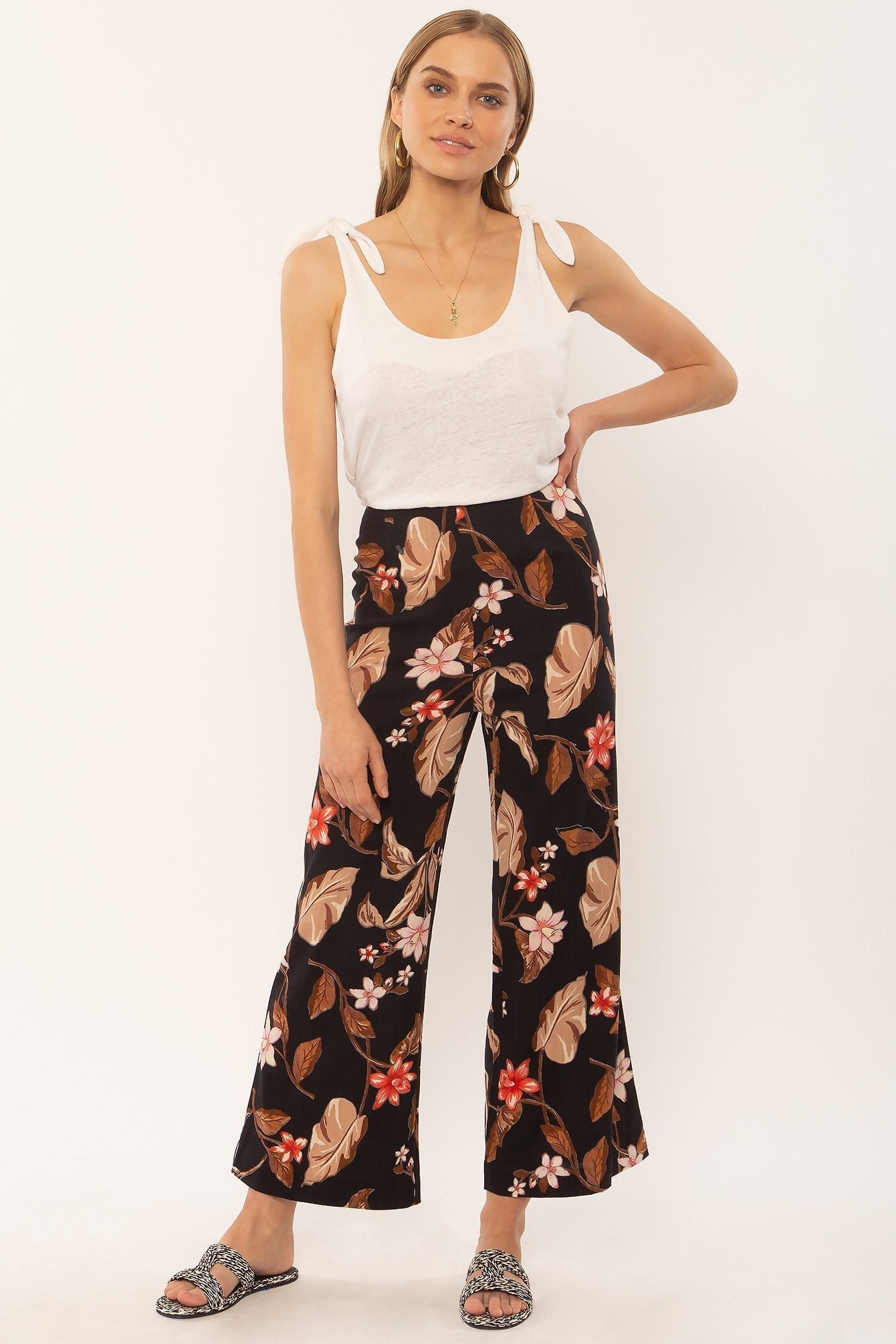 Amuse society Coco Woven pant / off white