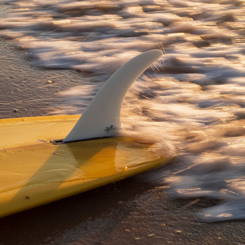 Deflow Cream longboard fin