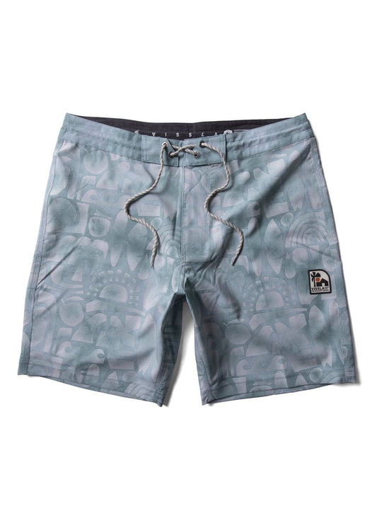 Vissla Ecology Center Glyphs 18.5" Boardshort- Smokey Jade