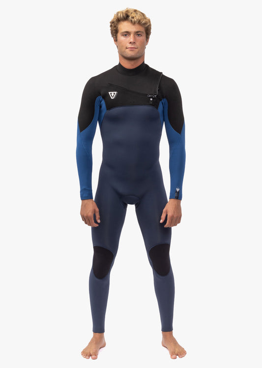 Vissla 7 Seas comp 4-3 full chest zip-harbour blue