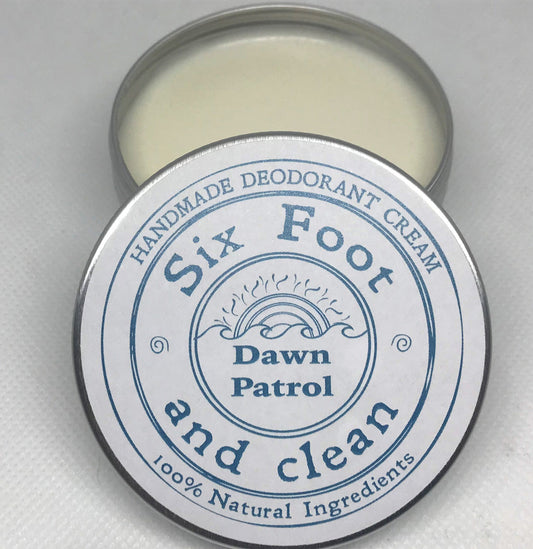 Six Foot and Clean - Dawn Patrol Natural Deodorant Cream