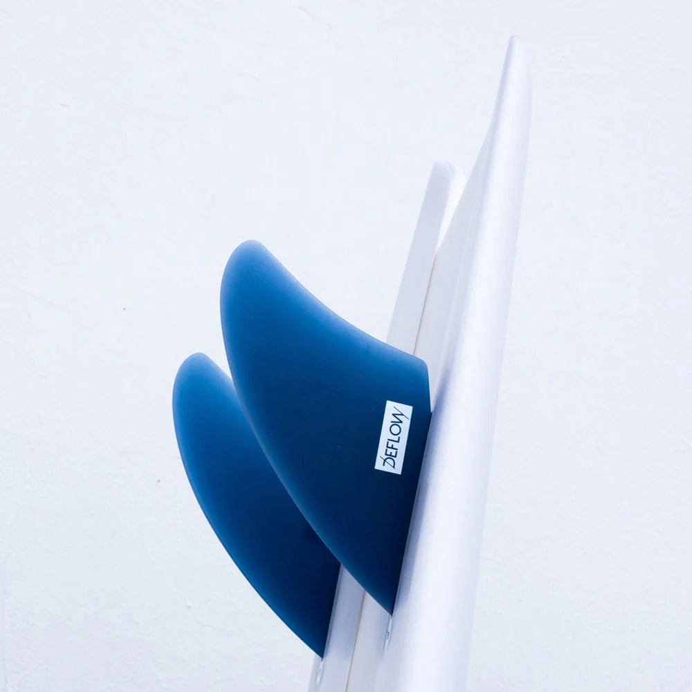 Deflow Mid twin fin -full tab-blue