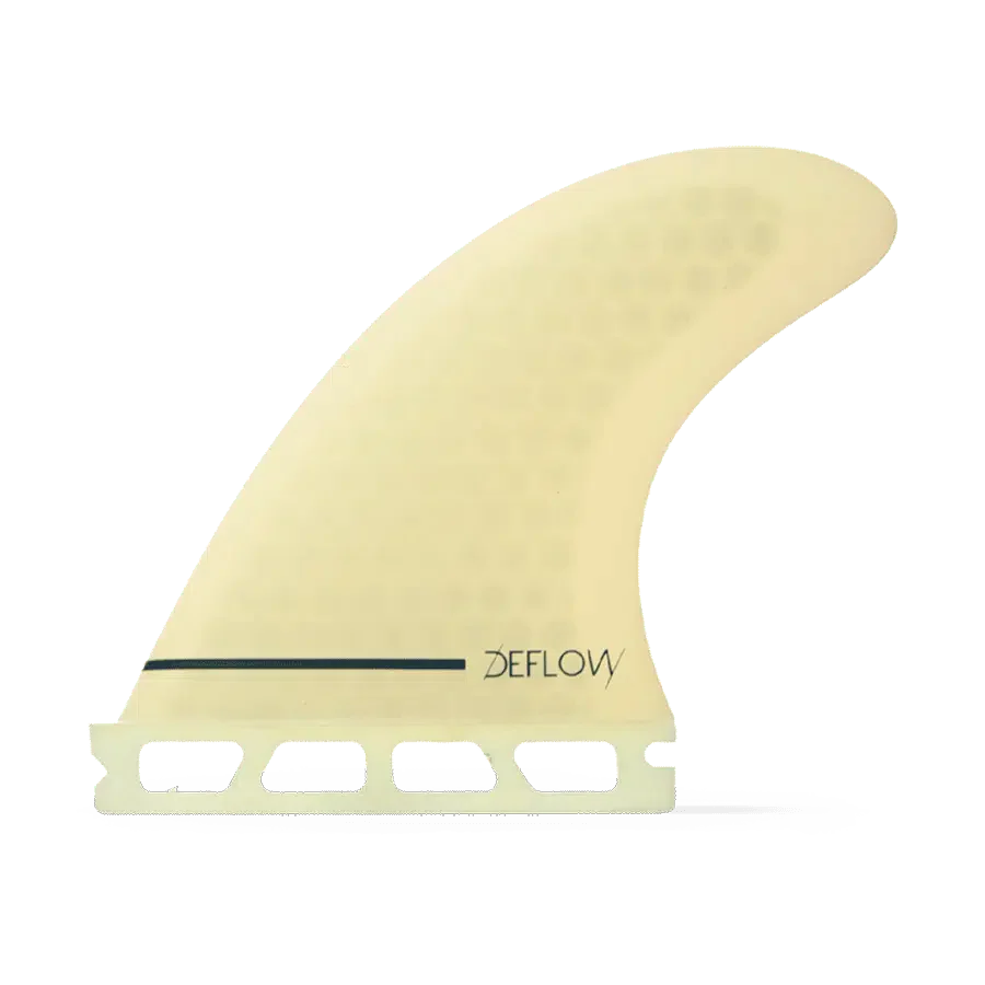 Deflow Bee S - thruster fins - full tab - tan