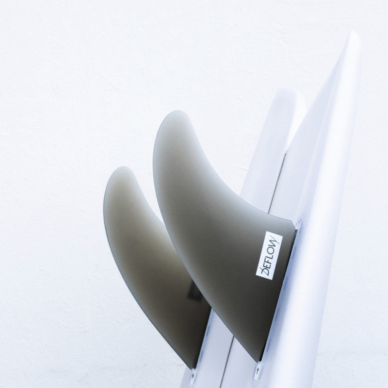 Deflow Duette twin fins -full tab- burgundy