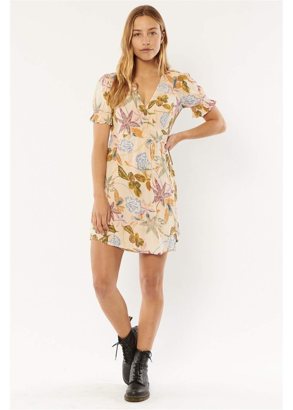 Sisstrevolution St. Simons floral wrap dress