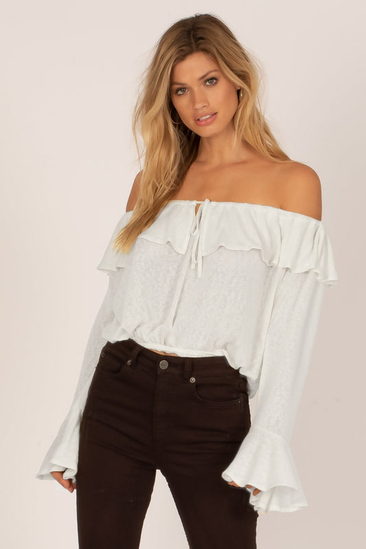 Amuse society Bella Babe Knit top / casa blanca