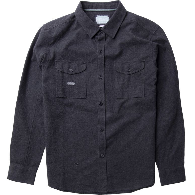 Vissla Creators 204 Eco LS Flannel -  Black