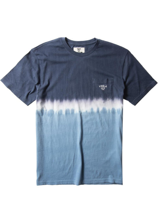 Vissla Drop Out Boys Tee in dark denim