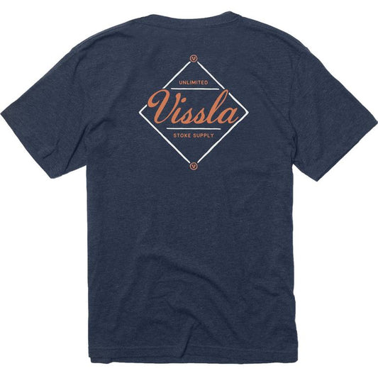 Vissla Strike Tee - Midnight Heather