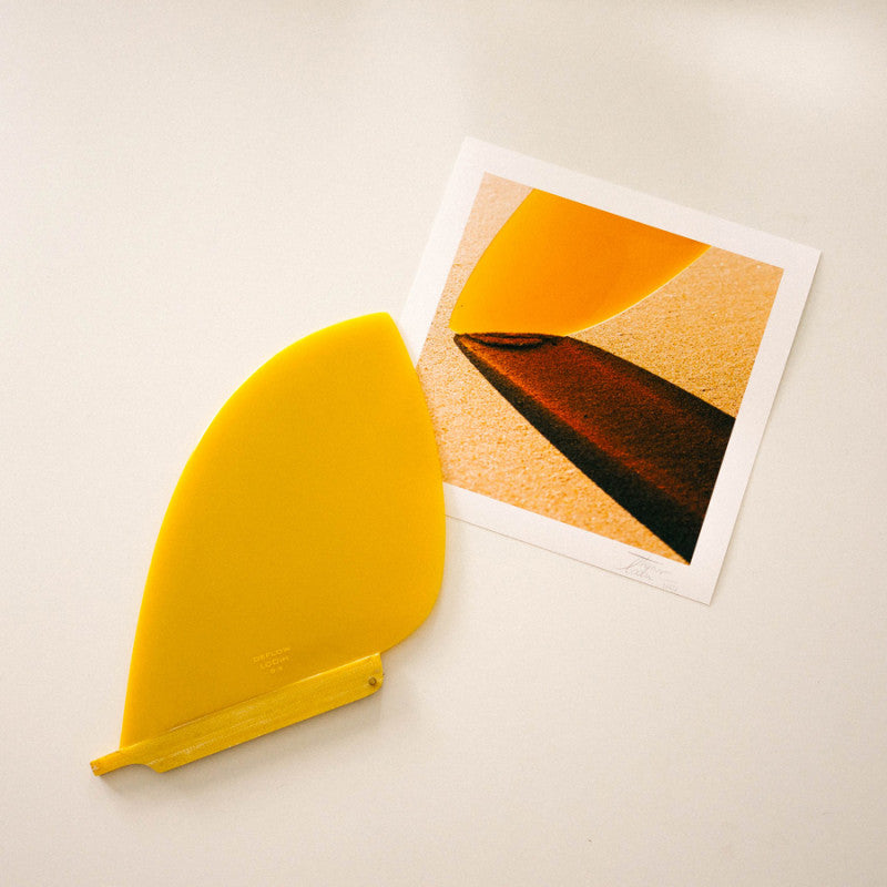 Deflow THOMAS LODIN longboard fin - yellow