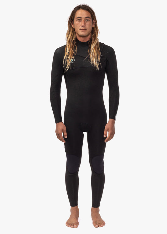 Vissla 7 Seas 4-3 Full chest Zip - black