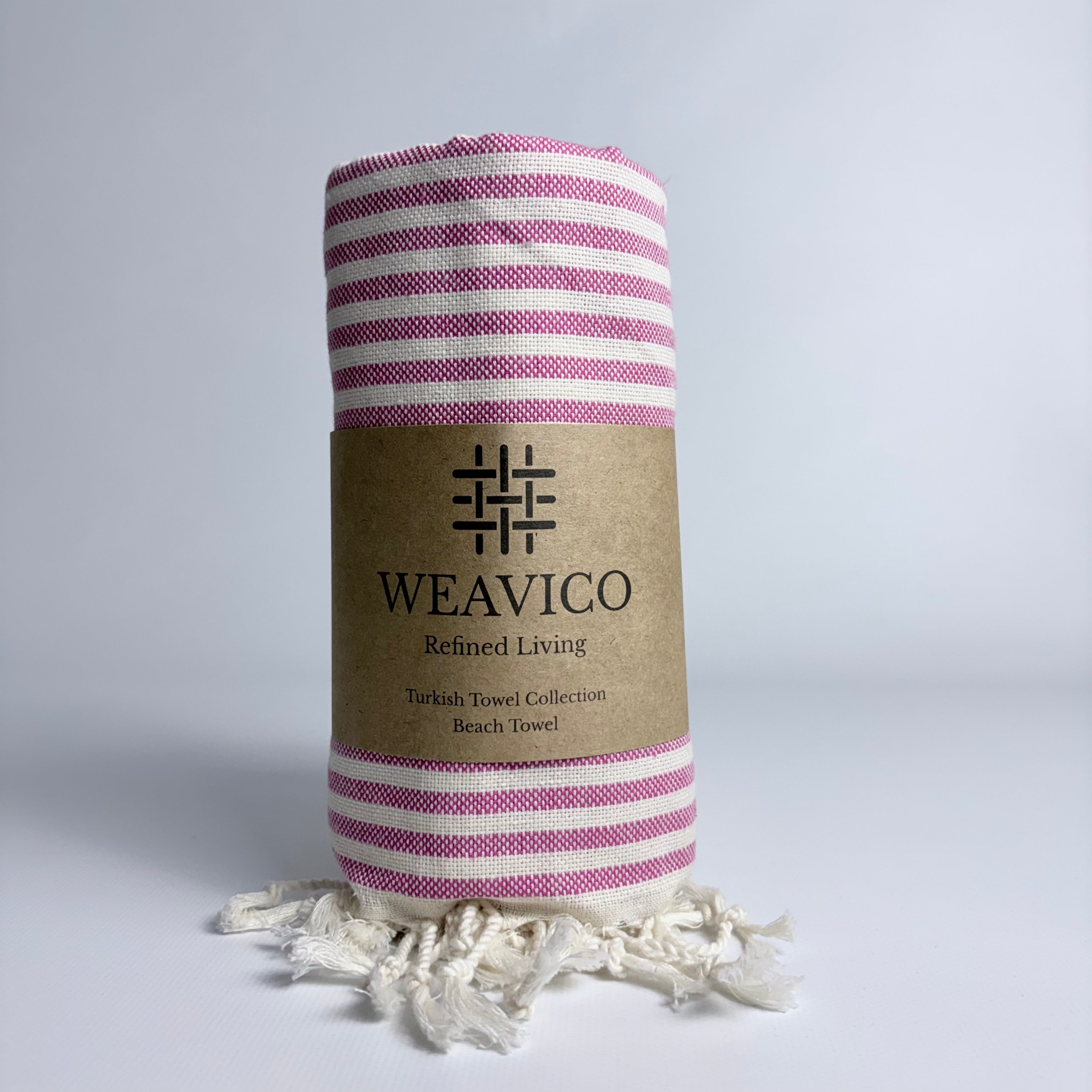 WeaviCo Stripe Turkish Towel – 100% Cotton