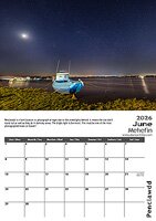 Dan Santillo Gower by Night 2026 Calendar