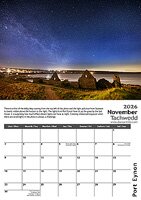 Dan Santillo Gower by Night 2026 Calendar