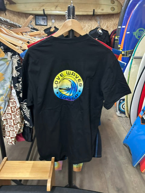 Love waves Fluro print tee shirt