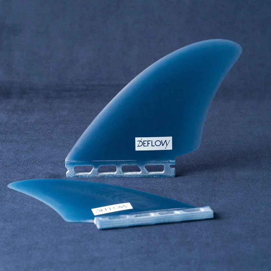 Deflow Mid twin fin -full tab-blue