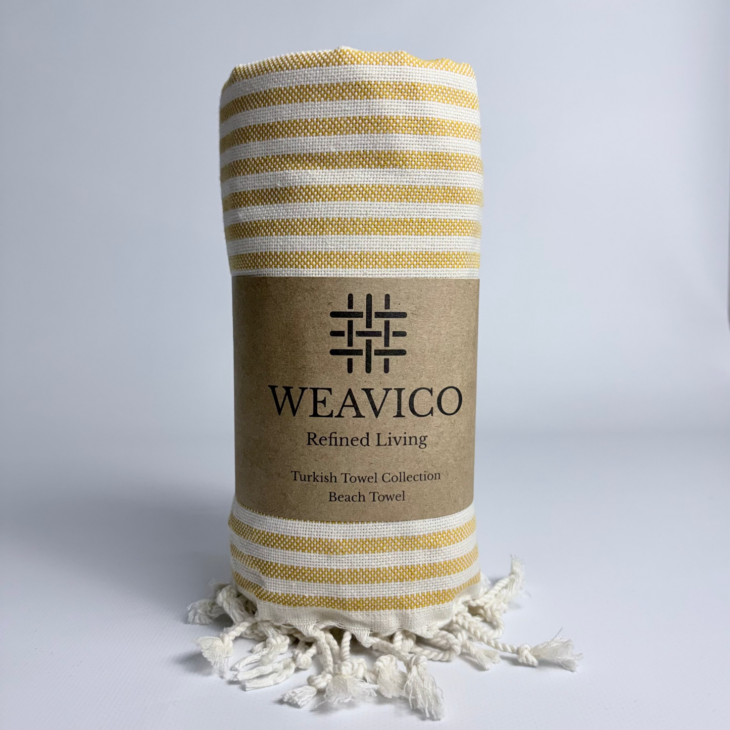 WeaviCo Stripe Turkish Towel – 100% Cotton
