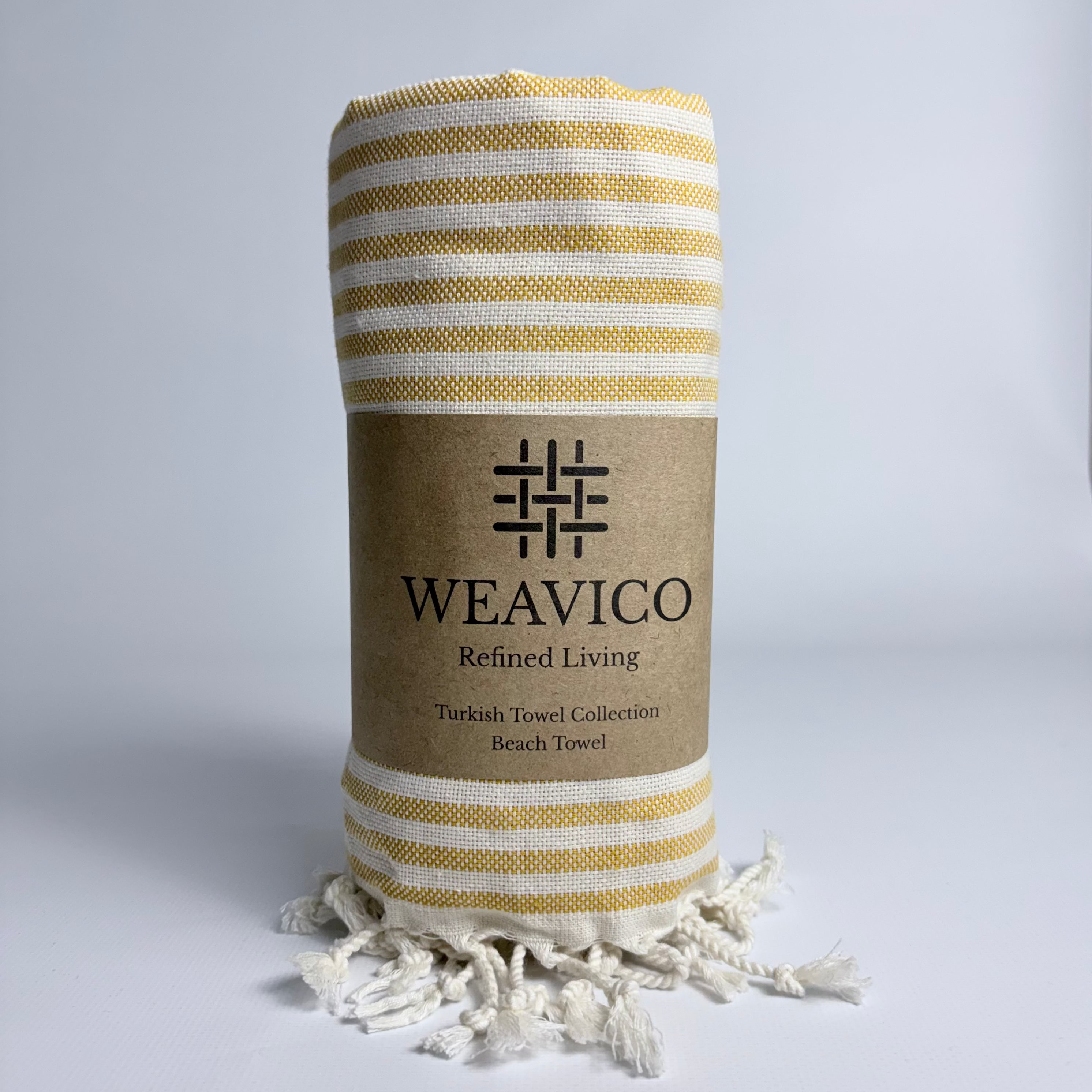 WeaviCo Stripe Turkish Towel – 100% Cotton