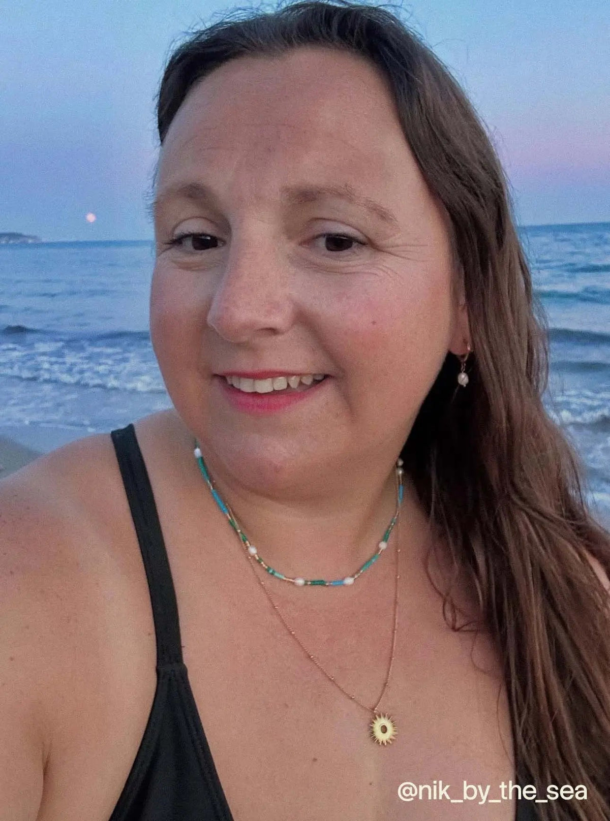 Giada Cinta Pearl Beaded Surf Necklace