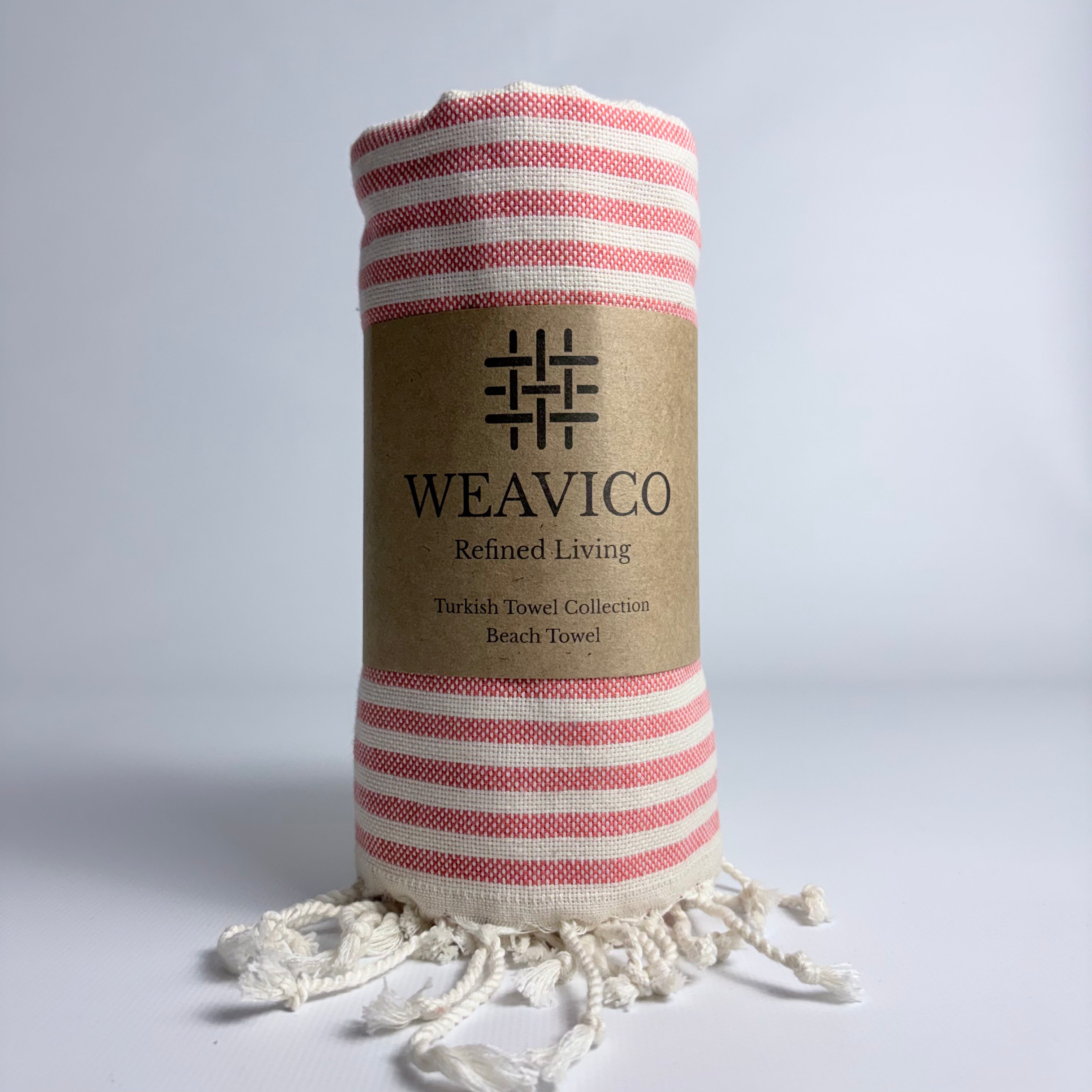 WeaviCo Stripe Turkish Towel – 100% Cotton