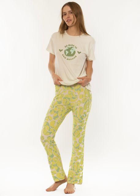 Ladies Sisstrevolution Mosscove Knit Pant in Palm Lime, stylish and comfortable.