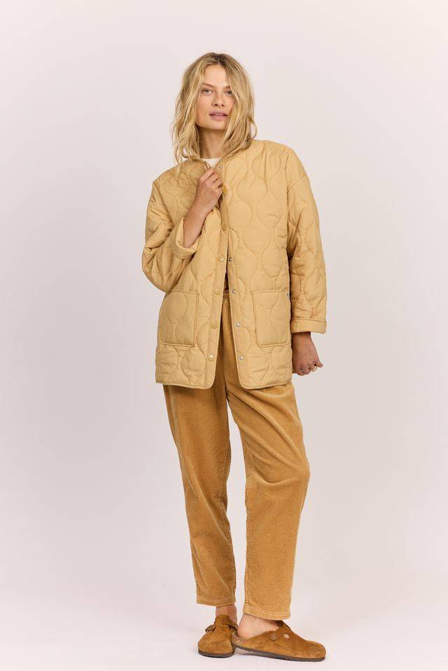 Sisstrevolution Life Lately Quilted Jacket - Rattan