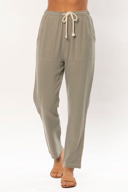 Sisstrevolution Beachwood Pant - Light Agave