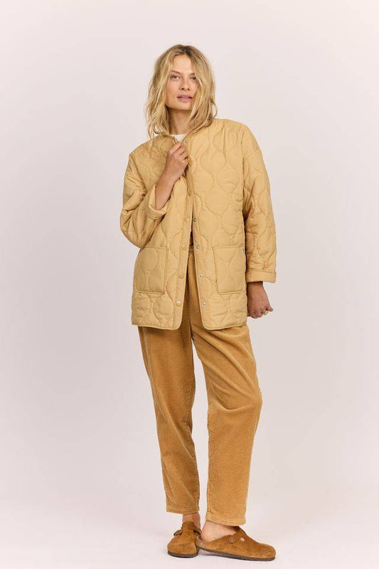 Sisstrevolution Life Lately Quilted Jacket - Rattan