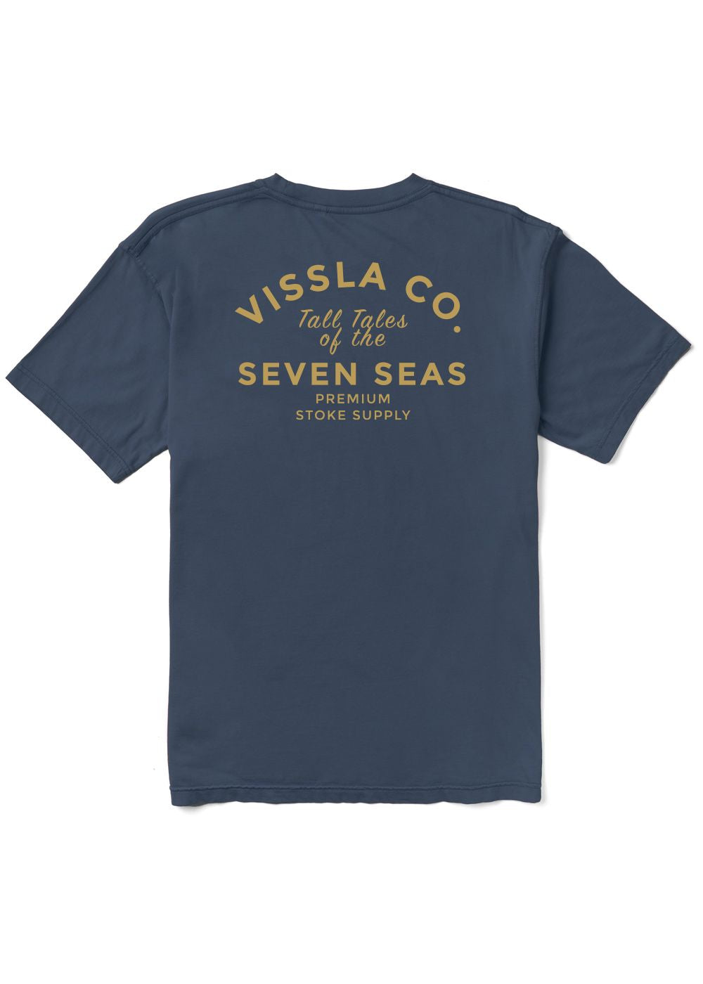 Vissla Premium Stoke PKT Tee - Navy