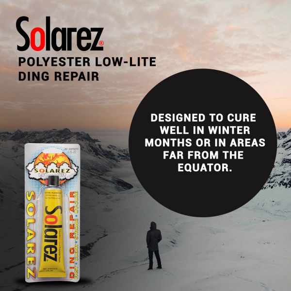 Solarez Ding Repair designed for winter months or areas far from the equator.