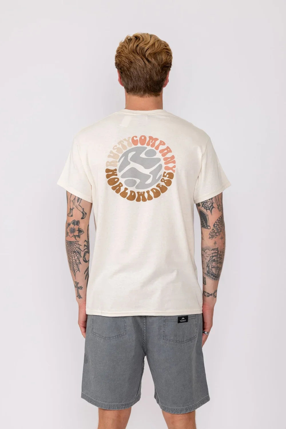 Rusty Retro World SS Tee