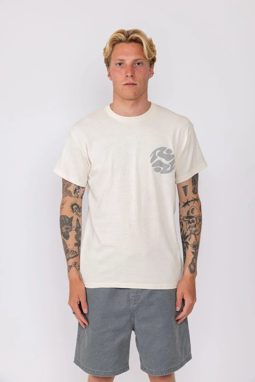 Rusty Retro World SS Tee