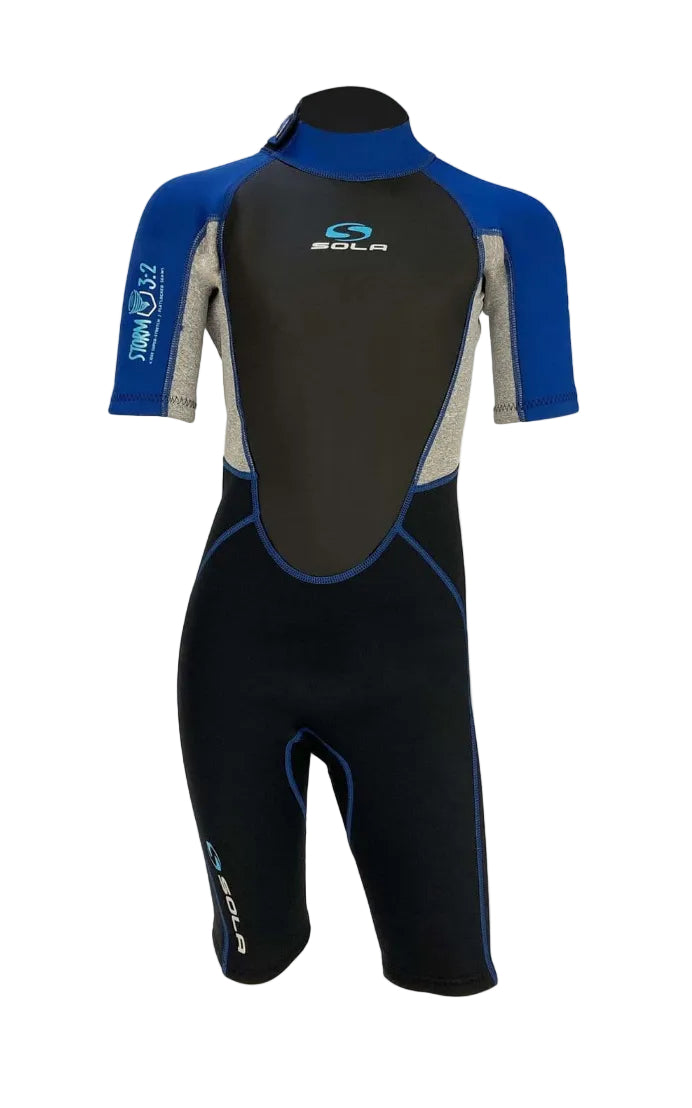 Sola Storm Kids 3/2mm Shorty Wetsuit