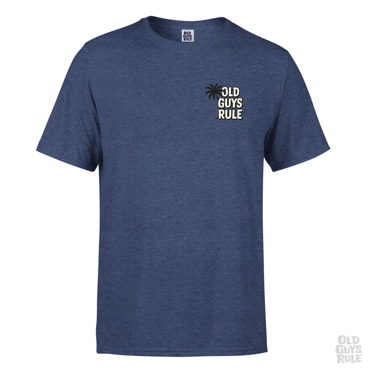 'Stacked and Stoked' T-Shirt - Heather Navy