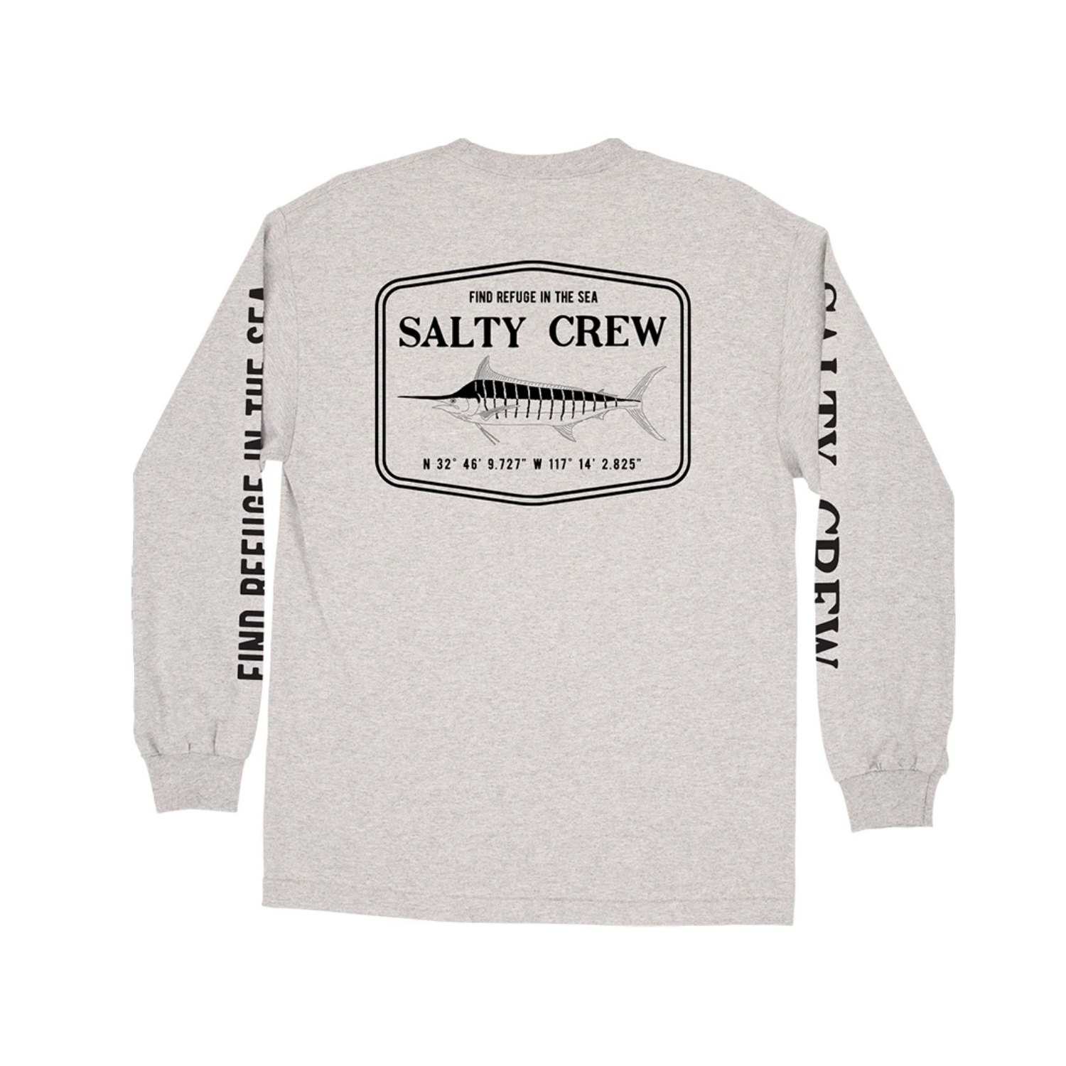 Salty crew Stealth standard L/S tee - Athletic Heather