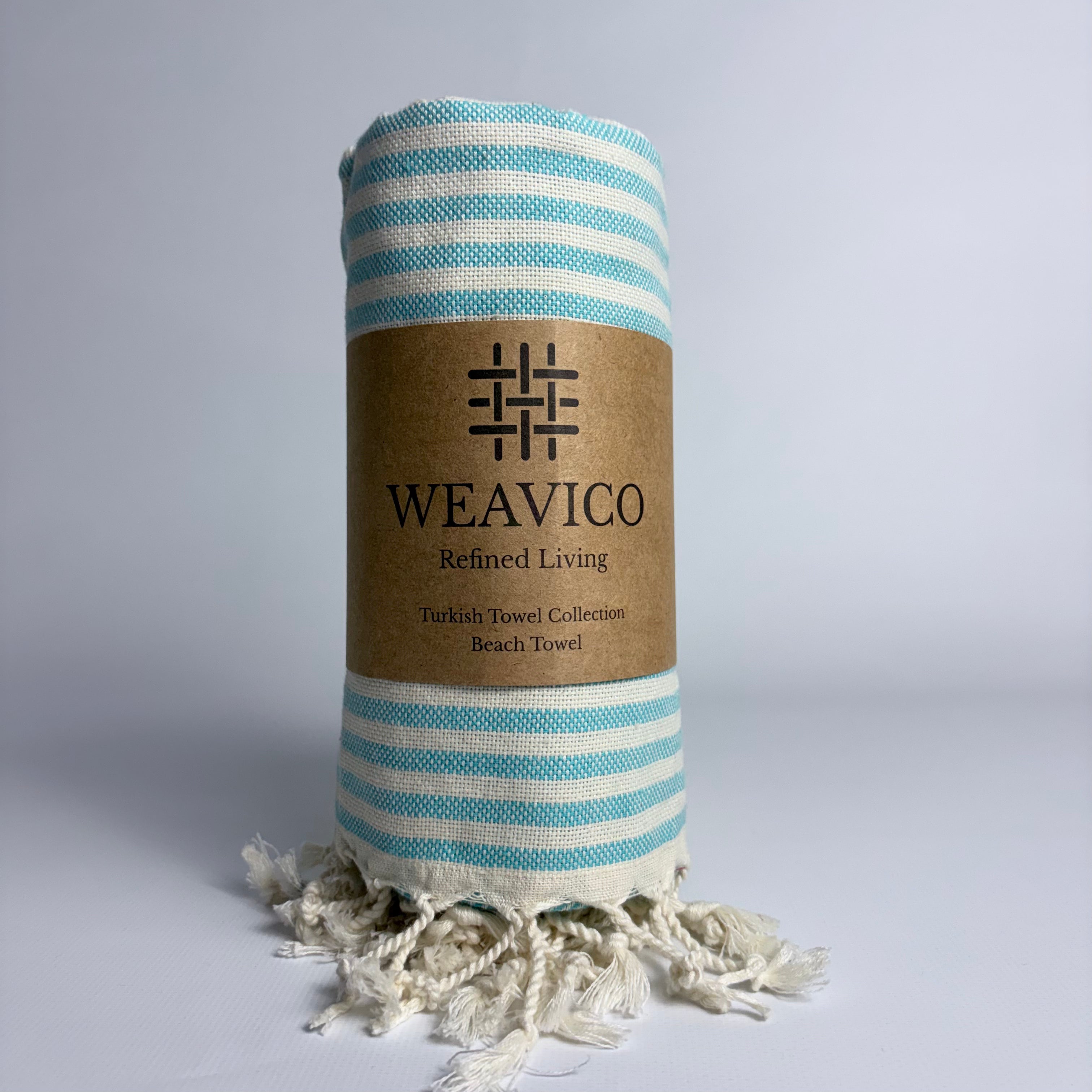 WeaviCo Stripe Turkish Towel – 100% Cotton