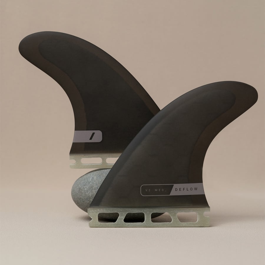 Deflow V.2 M thruster fins - black-FUT