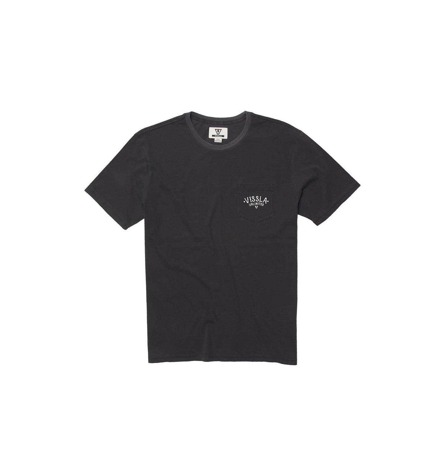 Vissla Shapers Club Tee front view in Phantom